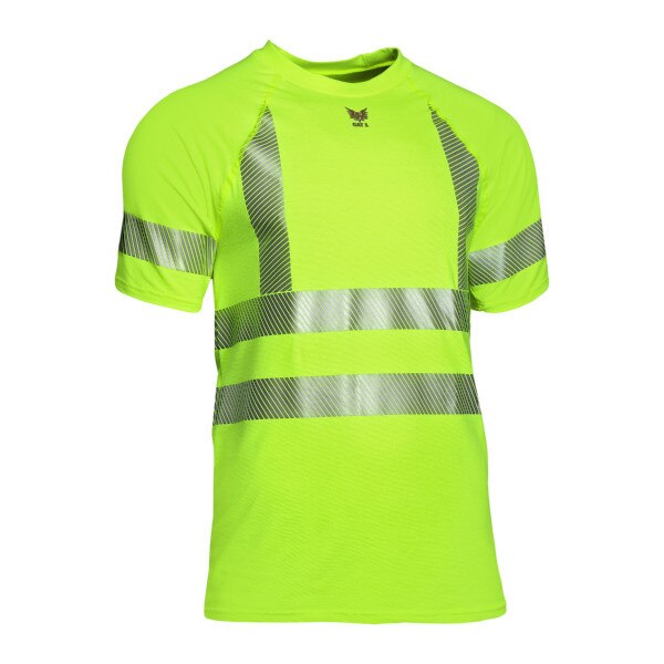 DRIFIRE Hi-Vis FR Control Short Sleeve Tee in Hi-Vis Yellow